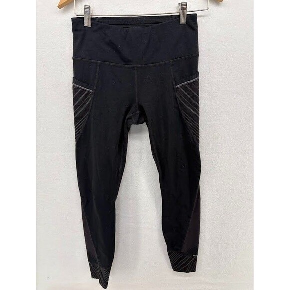 Athleta Women's Leggings Size Small Cropped Pockets - Picture 1 of 7